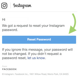 instagram passwort wiederherstellung email