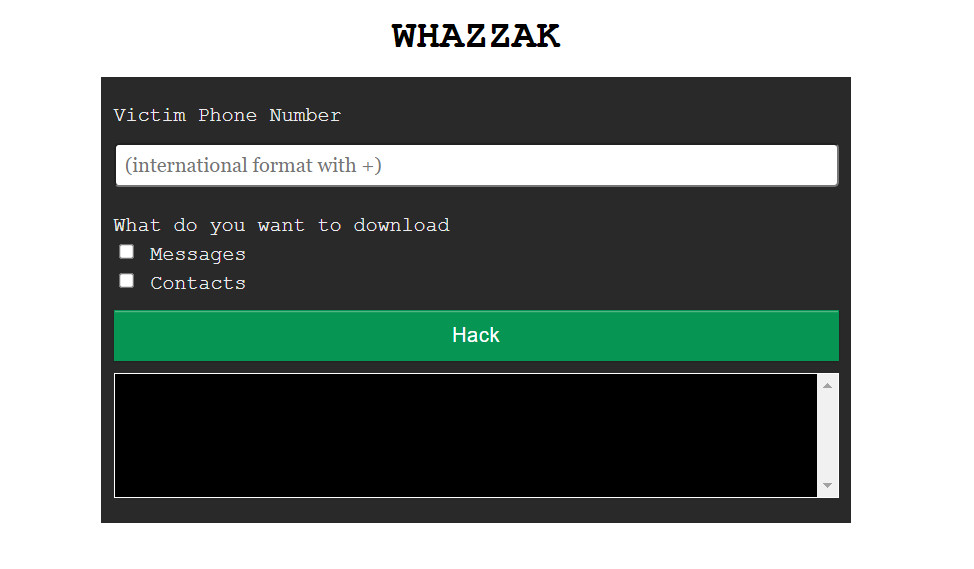 Wie man WhatsApp mit Whazzak hackt