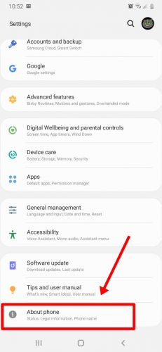 Suchen Sie nach IMEI Android 2
