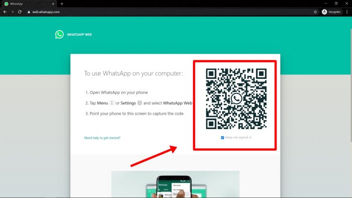 Melden Sie sich bei WhatsApp Web an, ohne dass sie es wissen 1