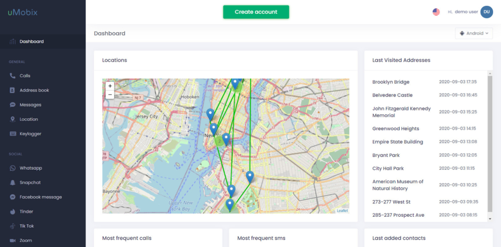 Umobix-Dashboard