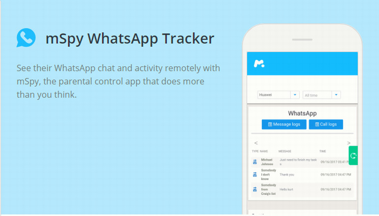 mspy WhatsApp-Tracker